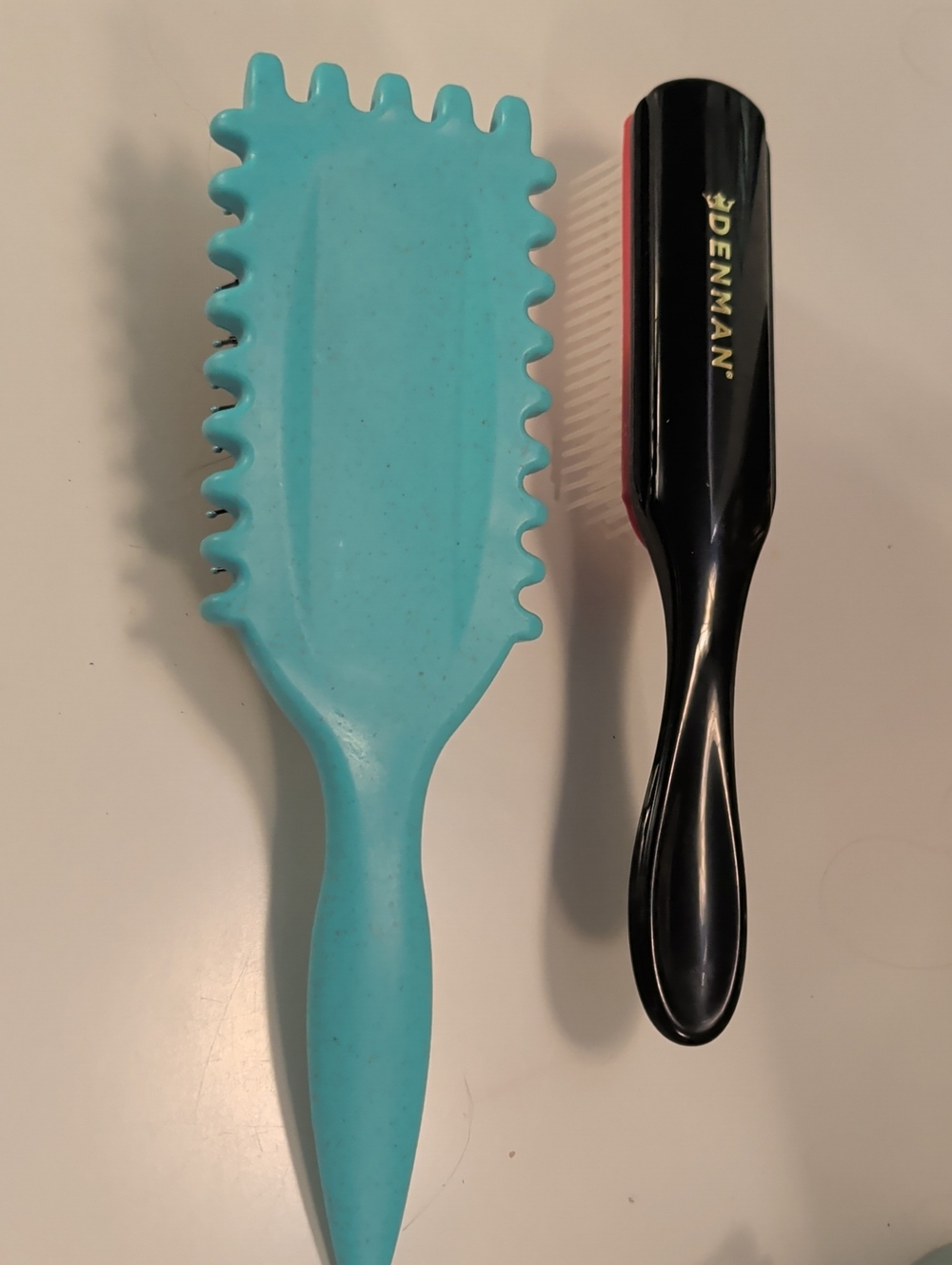 Denman Removable Rowa Paddle Brush & Curly Detangler Brush
